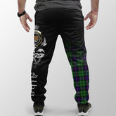 Leslie Hunting Tartan Crest Jogger Sweatpants - Alba Celtic Style